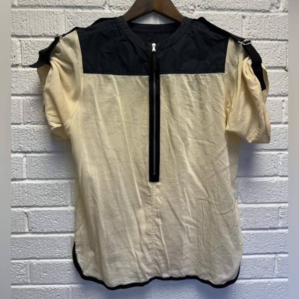 Dolce & Gabbana Black and Cream Blouse